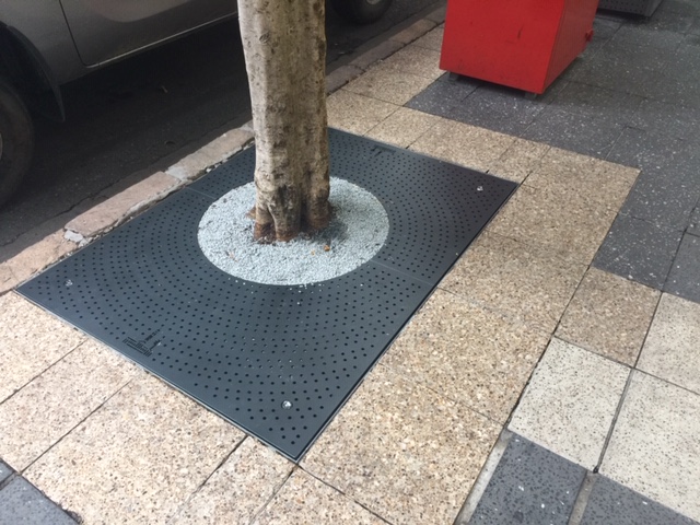 Brisbane CBD Porous Paving and Tree Grates Installation